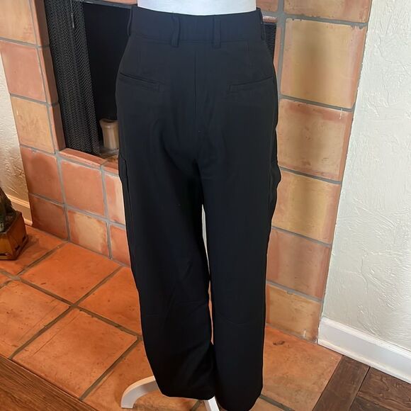 Zara Black Cargo Trousers, size M - Picture 5 of 7